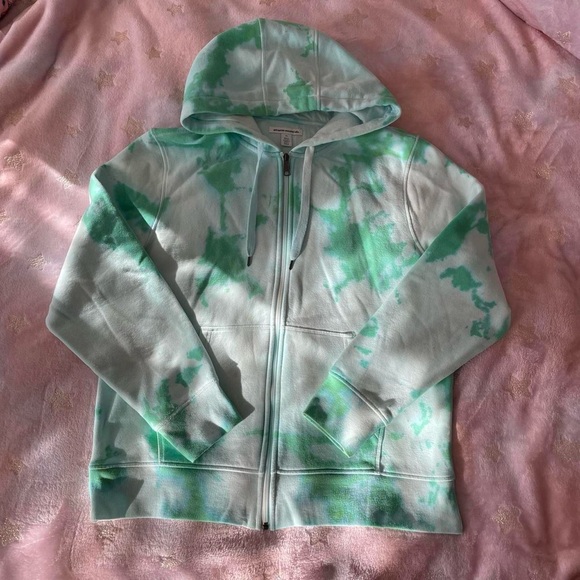 Tie-Dye Zip Up Hoodie | Handmade - Picture 1 of 3